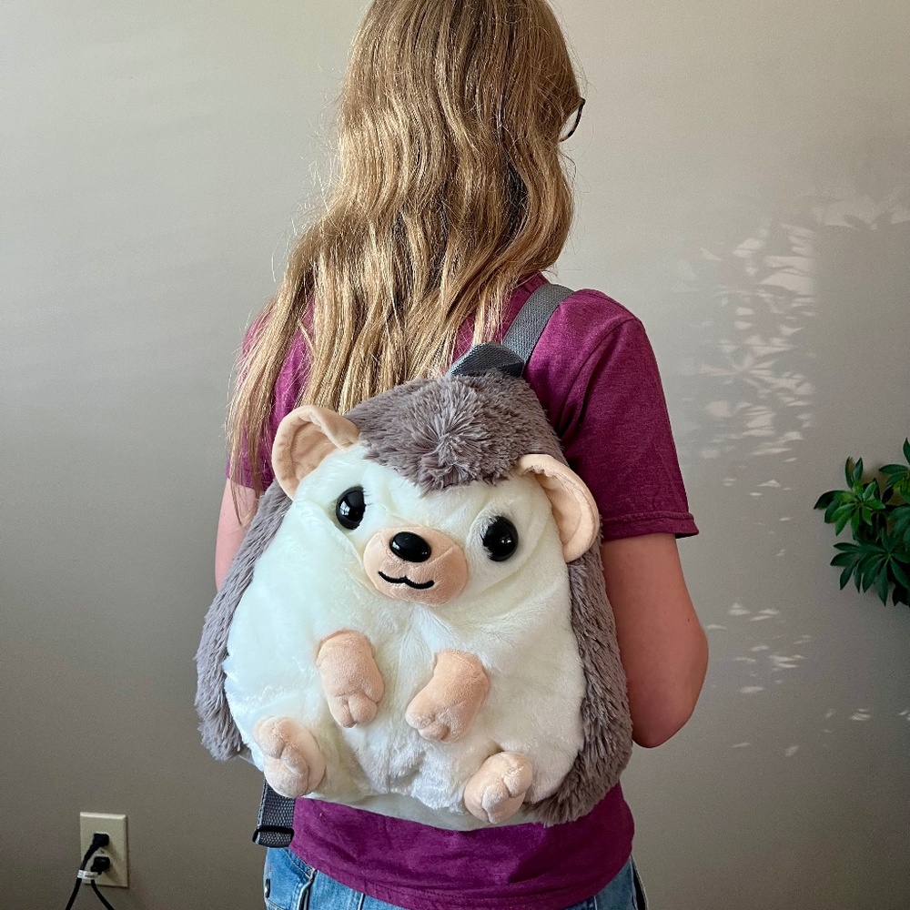 Funny Hedgehog Backpack
